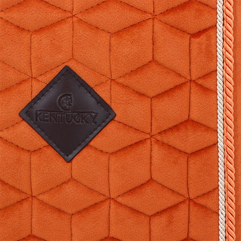 Kentucky Horsewear - Schabracke Velvet Jumping Orange | - Ohlala