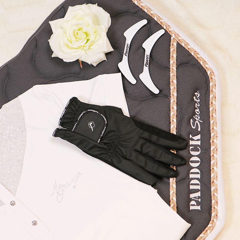 LeMieux - Guanti da equitazione Pro Touch nero | - Ohlala