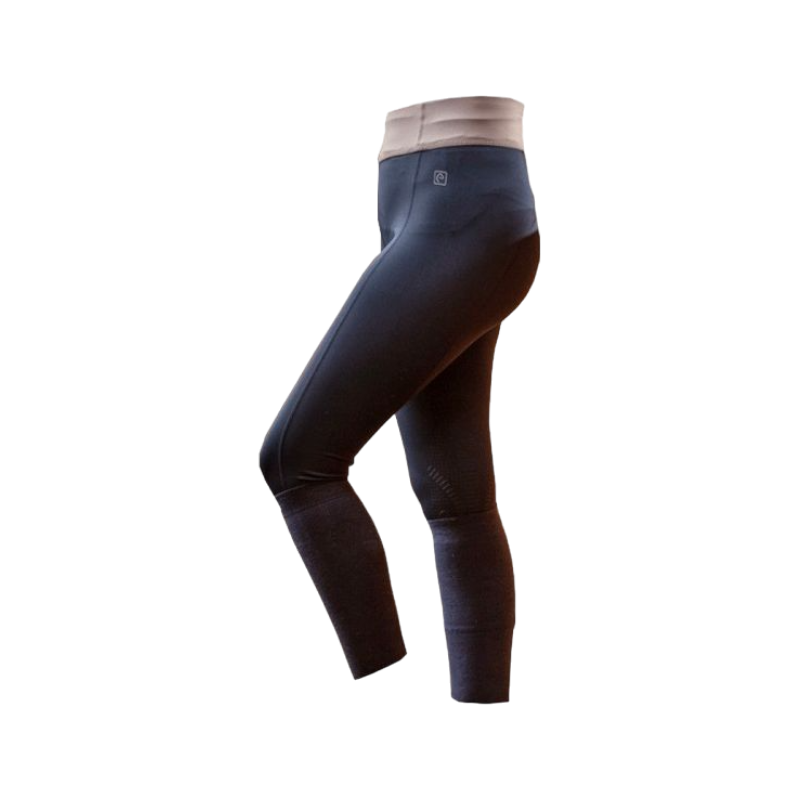Equithème - Tea navy/grey women's riding leggings | - Ohlala