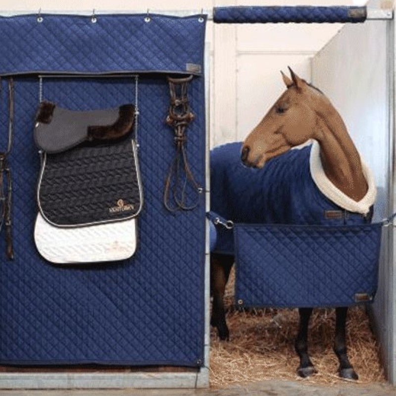 Kentucky Horsewear - Tendina per box blu navy | - Ohlala