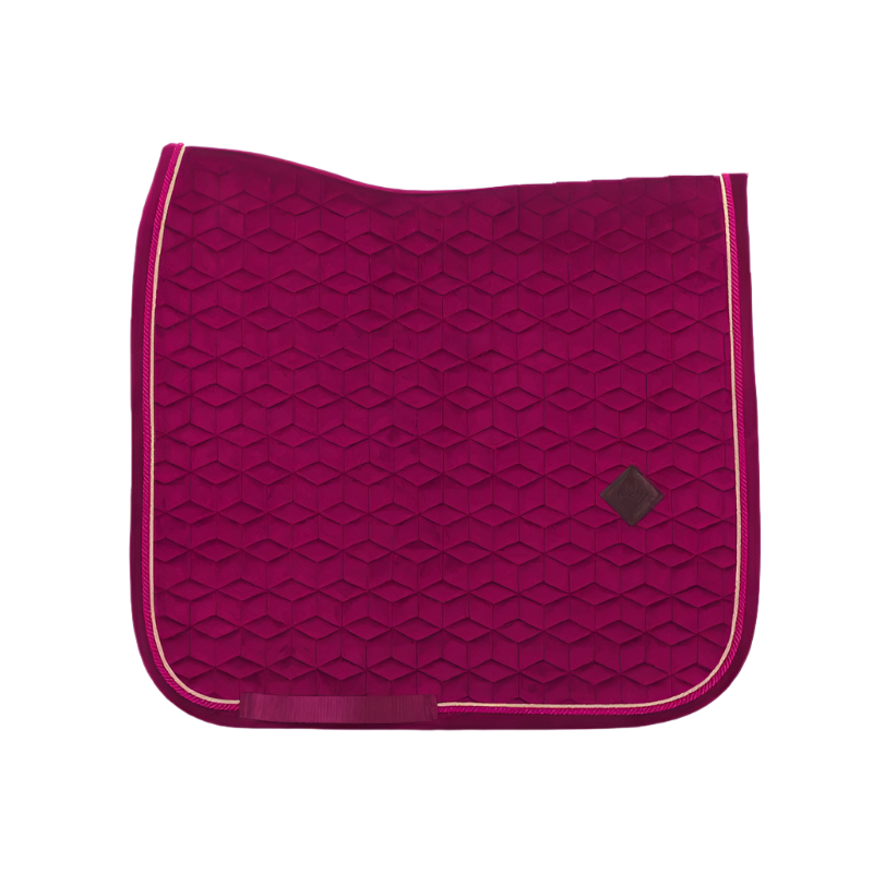 Kentucky Horsewear - Tapis de dressage Velvet Fuchsia | - Ohlala