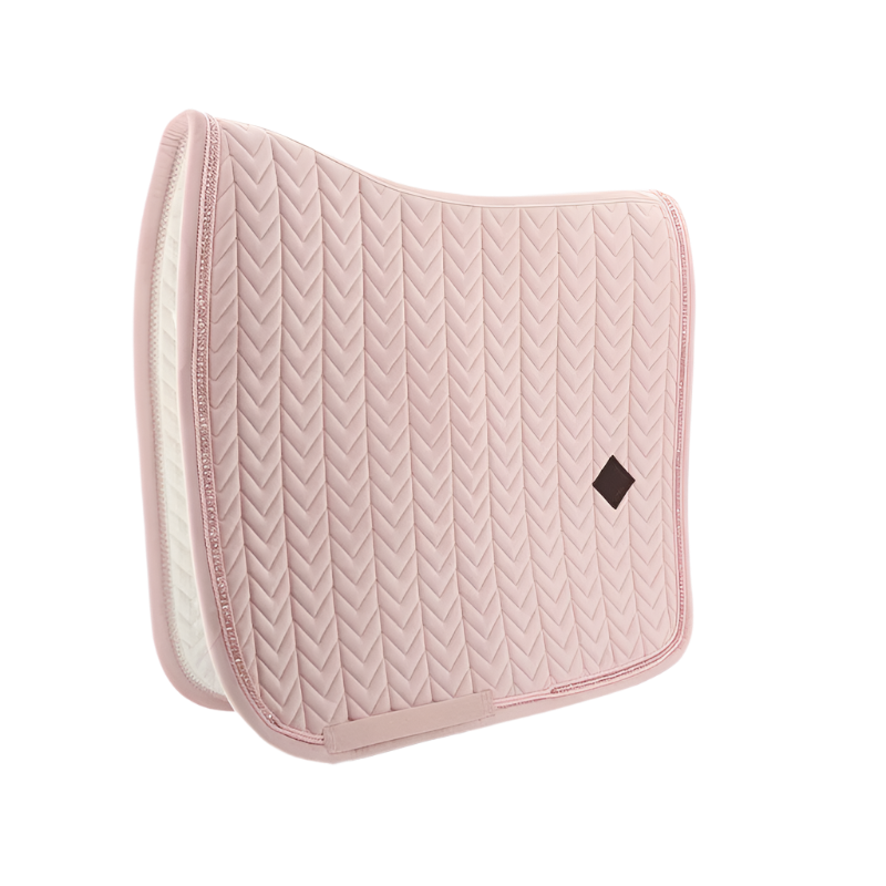 Kentucky Horsewear - Tapis de dressage Velvet Pearls rose tendre | - Ohlala