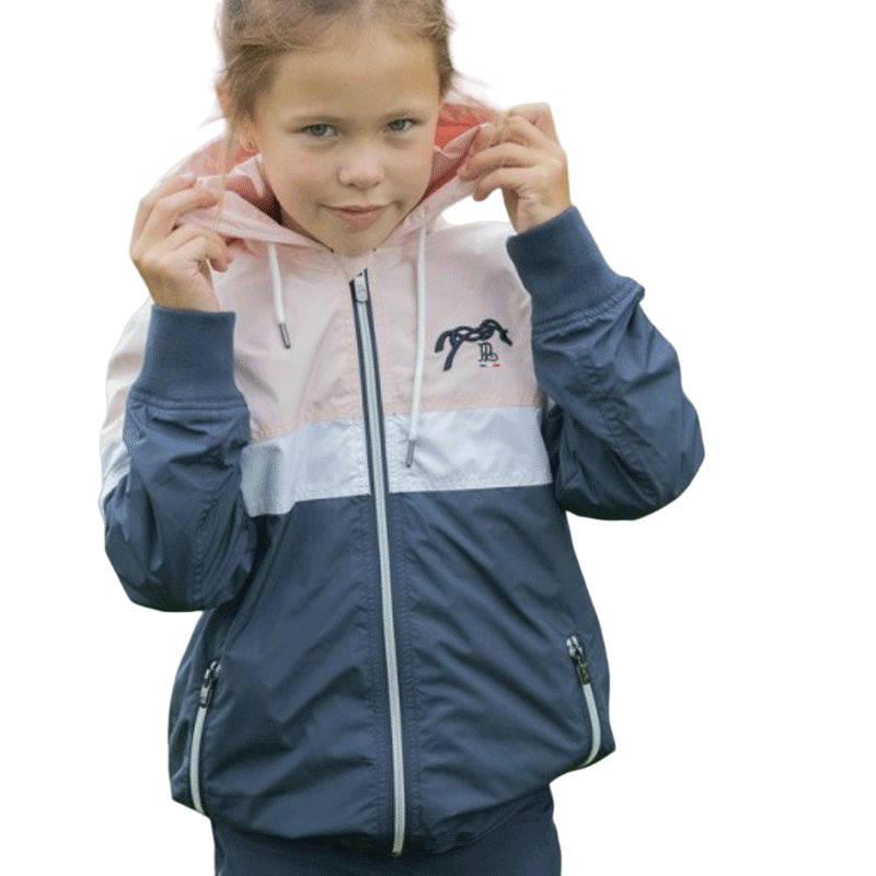 Eden by Pénélope Store - Chaqueta cortavientos Celecce marino/rosa | - Ohlala