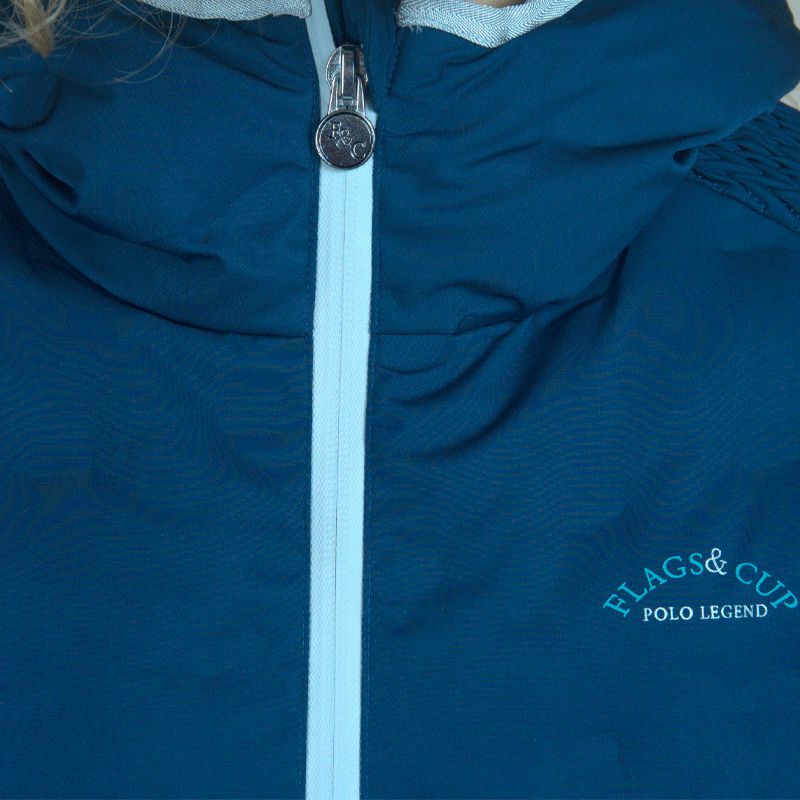 Flags & Cup - Parka técnica de mujer Atka azul marino | - Ohlala