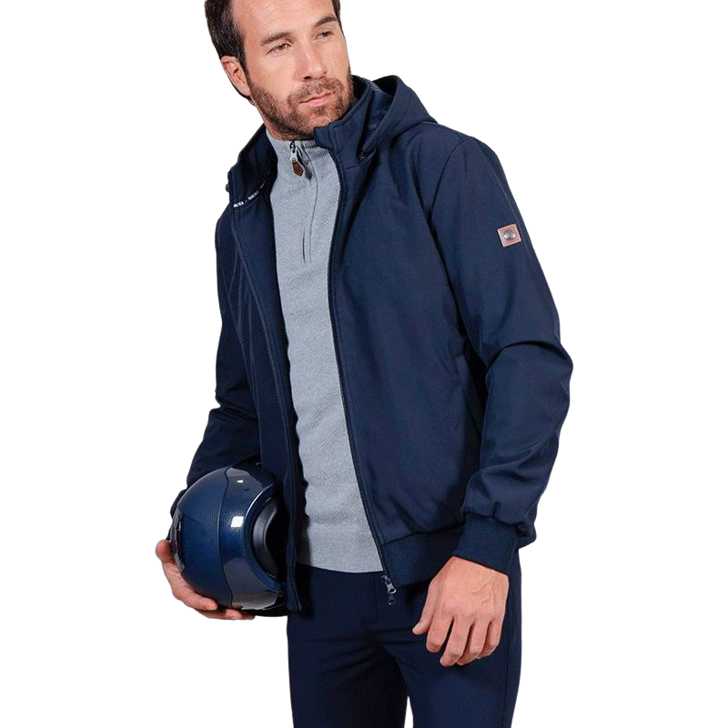 Harcour - Men's softshell jacket Junior navy | - Ohlala