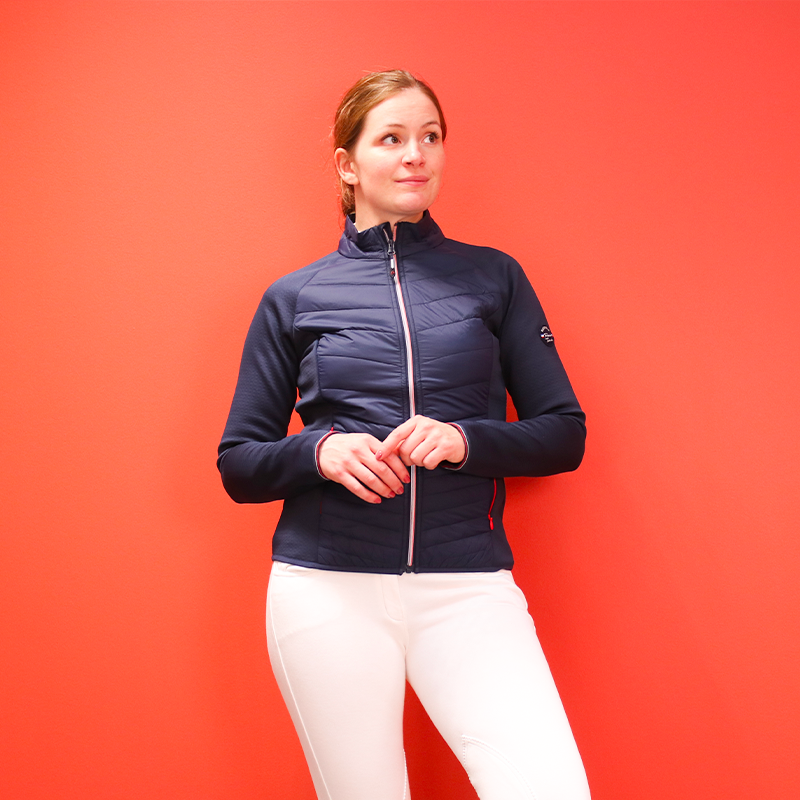 Equithème - Giacca donna ibrida Olivia blu navy | - Ohlala