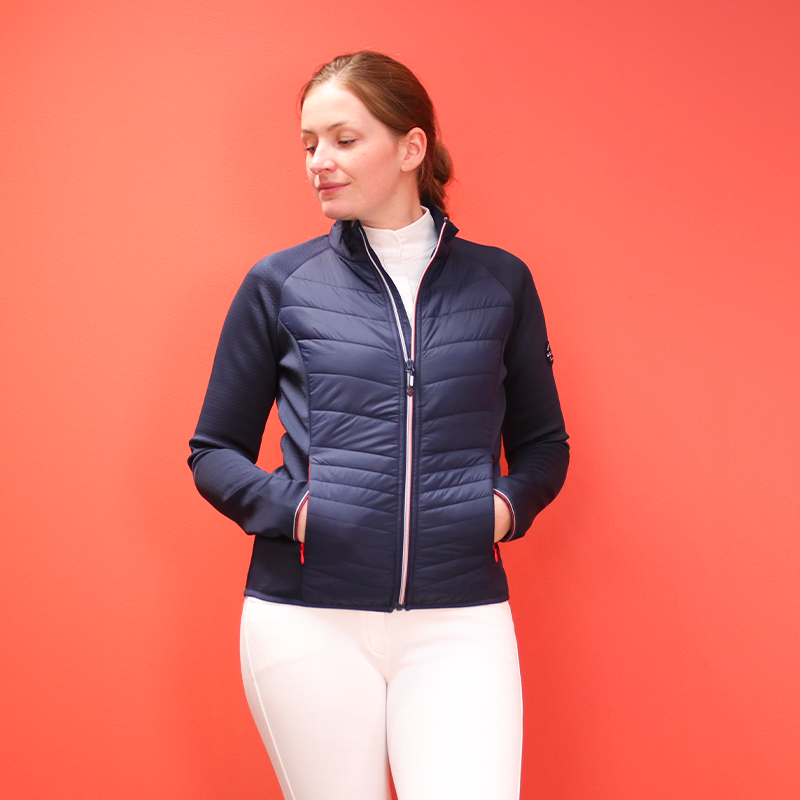 Equithème - Giacca ibrida donna Olivia blu navy | - Ohlala