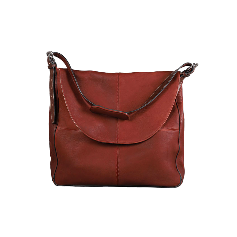 Antarès Sellier - Borsa a tracolla Milano Chesnut | - Ohlala