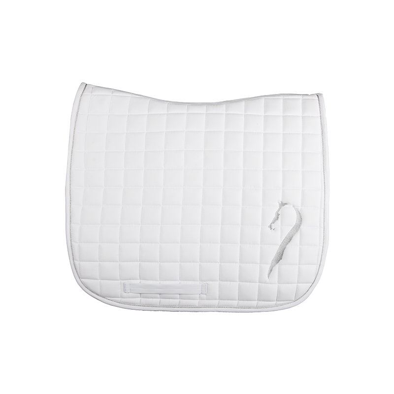 Antarès Sellier - Tappeto da dressage bianco con dettagli grigi | - Ohlala