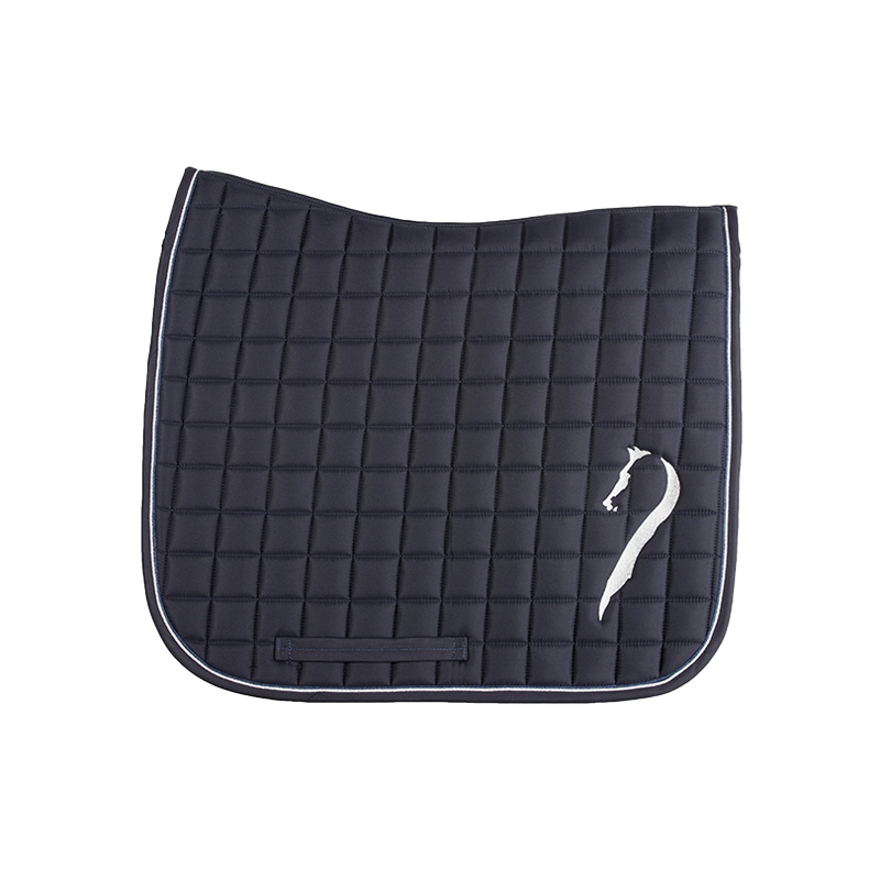Antarès Sellier - Navy dressage saddle pad | - Ohlala