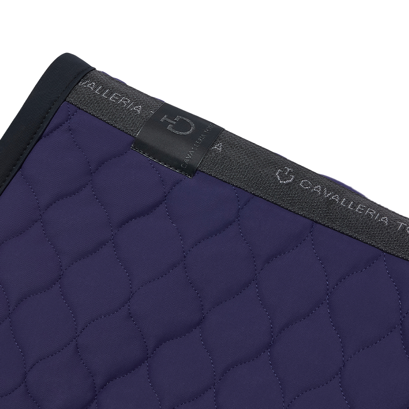 Cavalleria Toscana - Sattelpad Circular Quilted Jersey midnight blue | - Ohlala