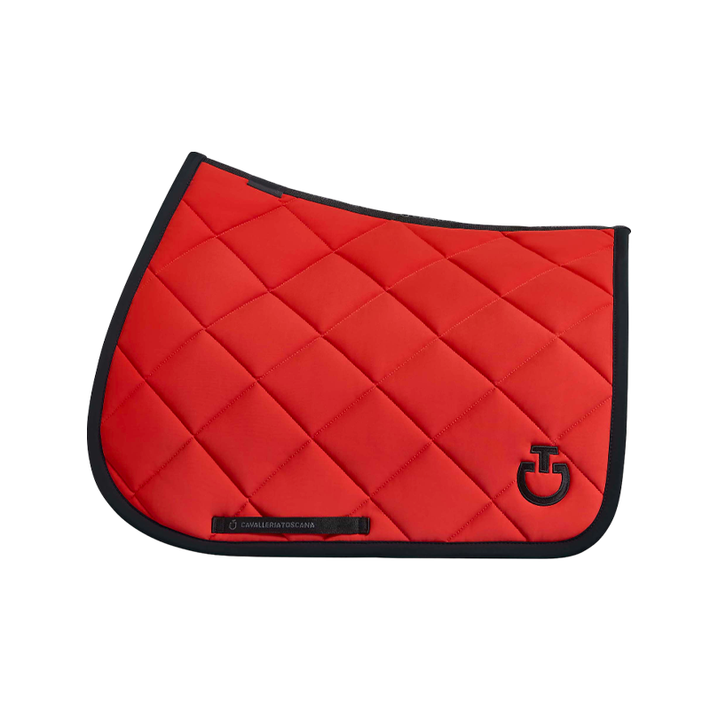 Cavalleria Toscana - Sattelpad Diamond Quilted Jersey sunset dream | - Ohlala