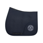 Cavalleria Toscana - 馬場馬術サドルパッド Double Orbit Wave Quilted ネイビー | - Ohlala