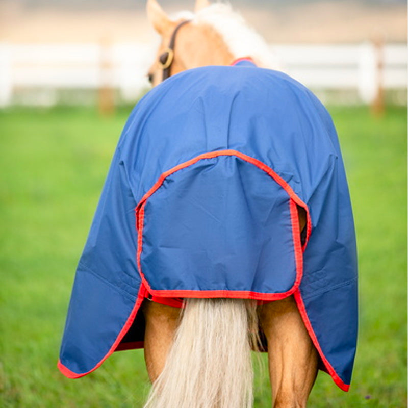 Horseware - Coperta da esterno impermeabile Mio T/O Lite blu/rosso 0g | - Ohlala