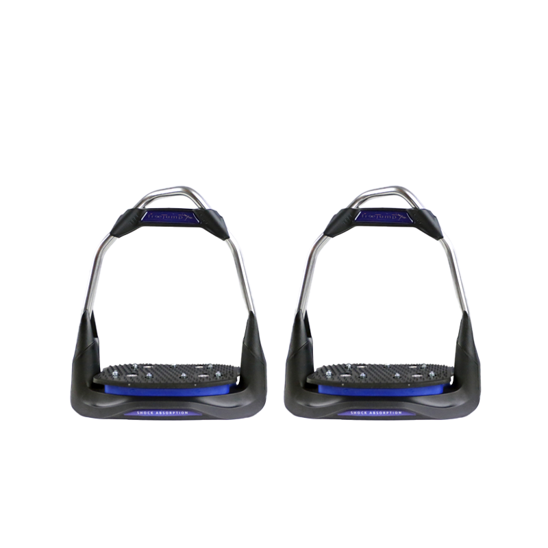 Freejump - Étriers Air's marine plancher plat / oeil orienté / noir / noir | - Ohlala