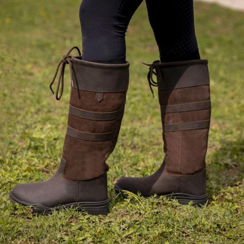 Equithème - Brązowe buty country | - Ohlala