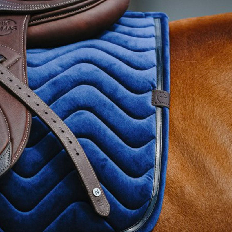 Equithème - Zadeldek Glossy marine | - Ohlala