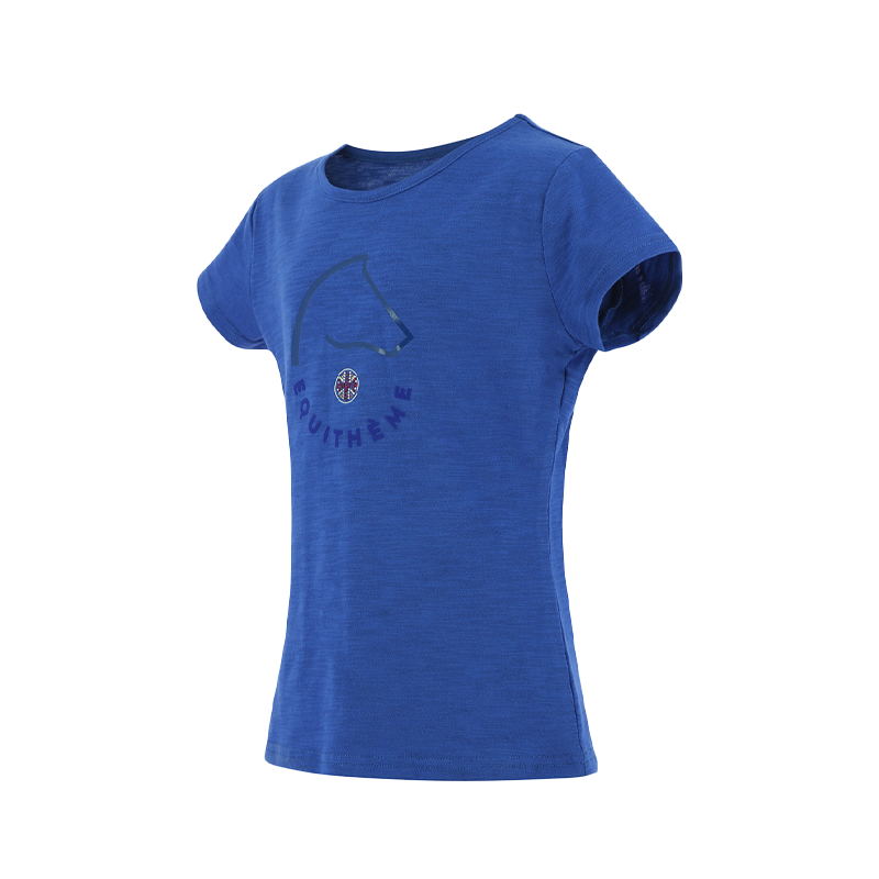 Equithème - キッズ半袖Tシャツ Claire モナコブルー | - Ohlala