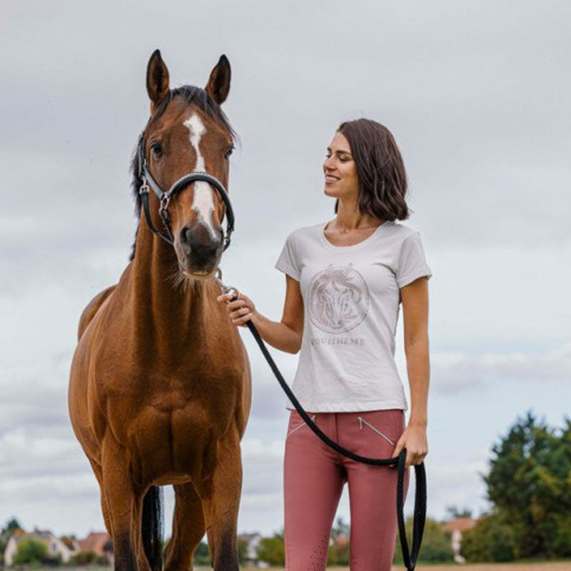 Equithème - Dames T-shirt Magali wit | - Ohlala