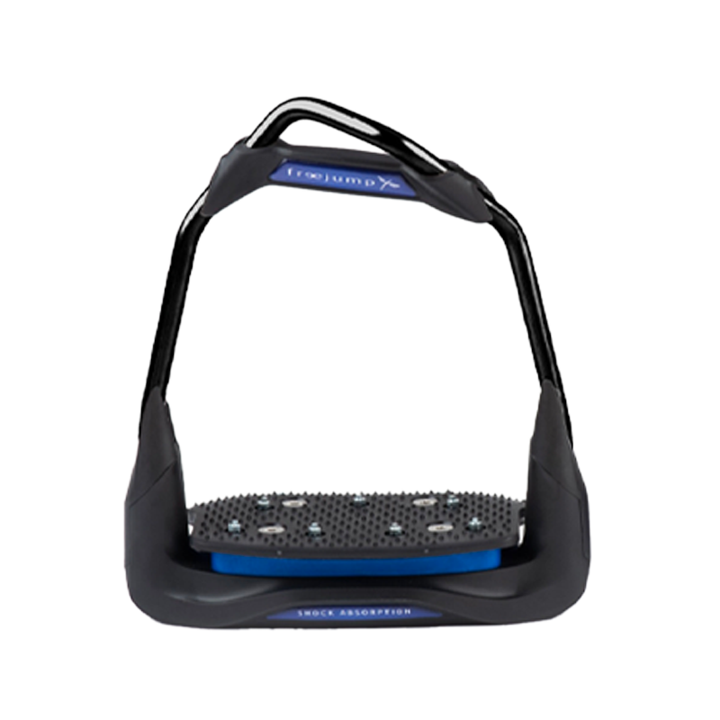 Freejump - Étriers Air's Full black plancher incliné / oeil orienté / marine | - Ohlala