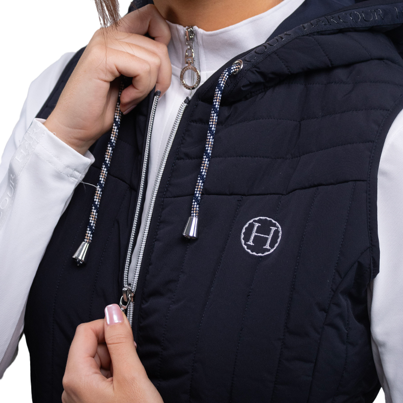 Harcour - Gilet senza maniche donna Berty blu navy | - Ohlala