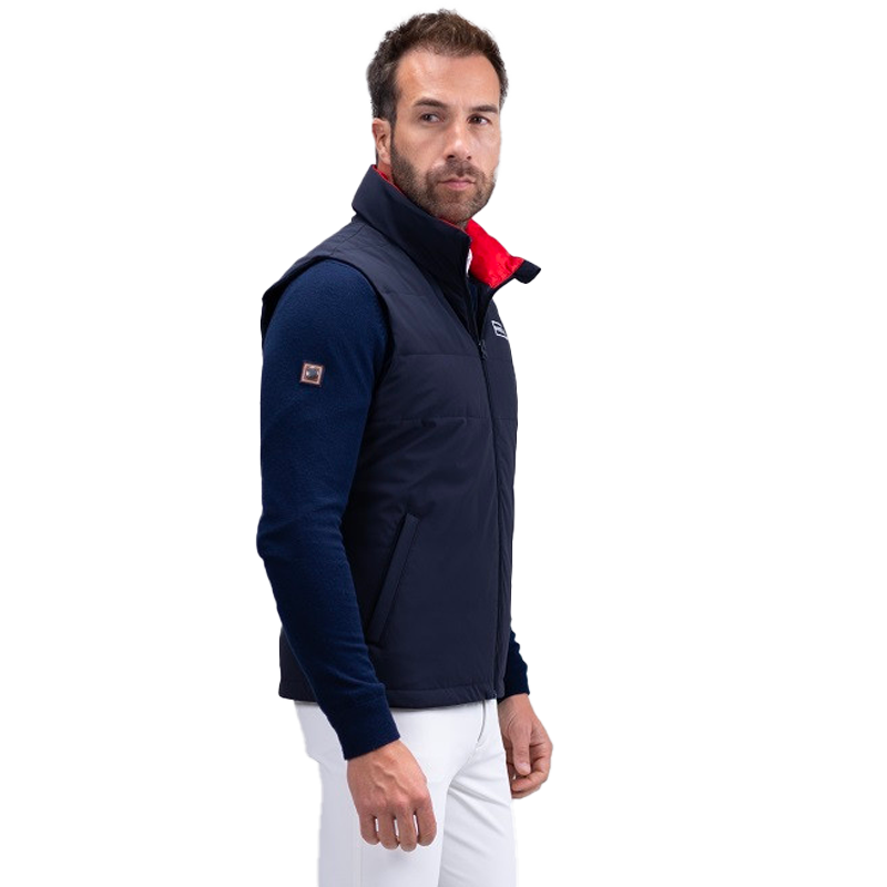 Harcour - Heren mouwloos vest Atome Rider France marine | - Ohlala