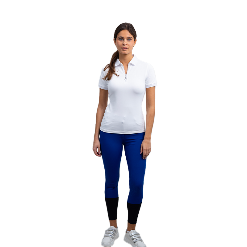 Harcour - Polo tecnica a maniche corte donna Pimp bianco | - Ohlala