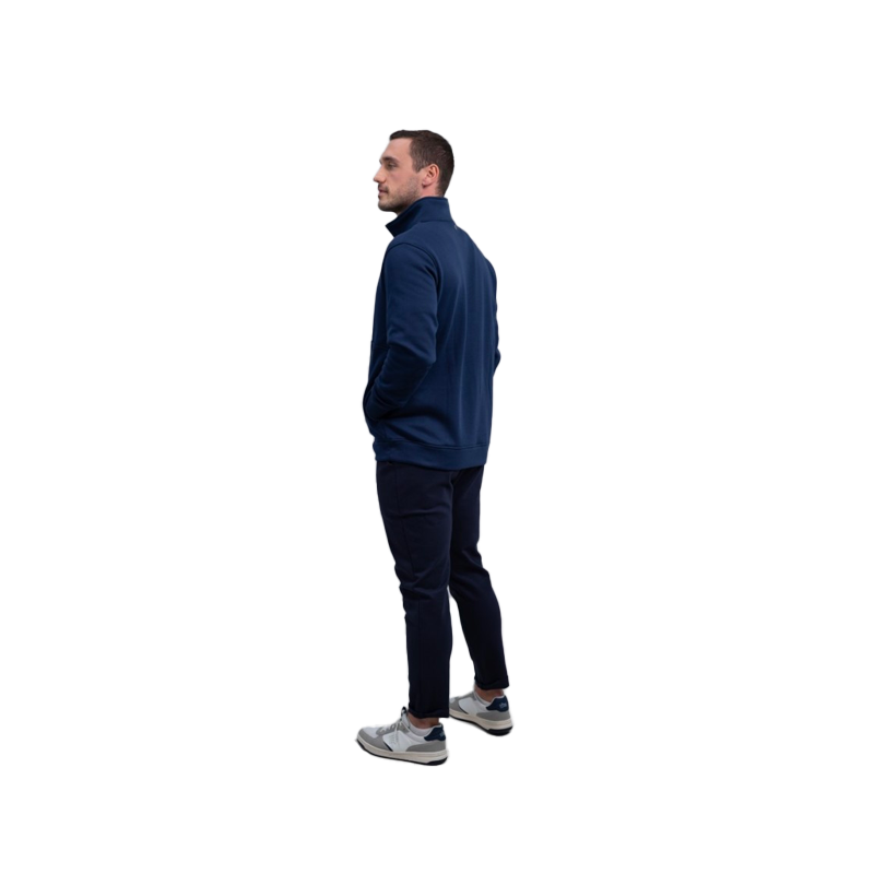 Harcour - Swabo men's long sleeve sweatshirt navy | - Ohlala