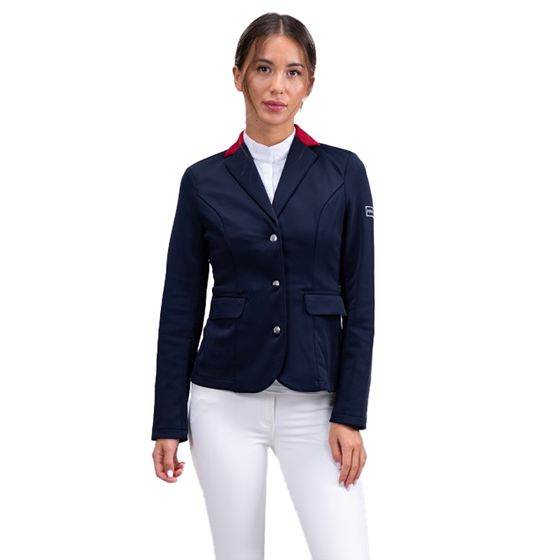 Harcour - Women's Competition Jacket Jaly Rider France Navy | - Ohlala