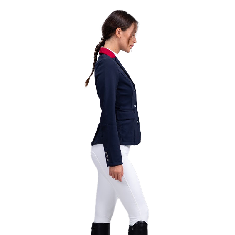 Harcour - Women's Competition Jacket Jaly Rider France Navy | - Ohlala