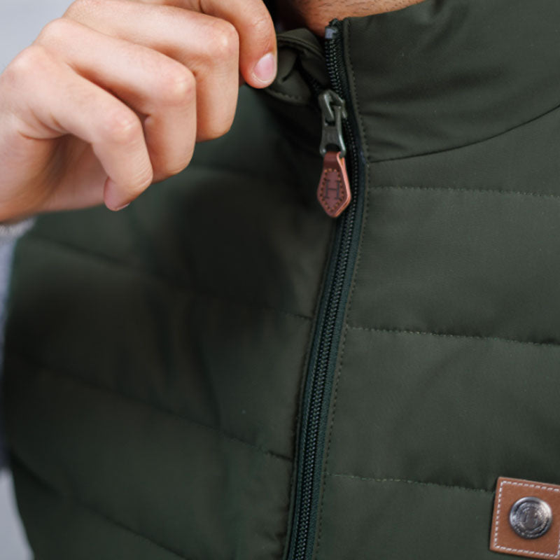 Harcour - Gilet senza maniche uomo Porto kaki | - Ohlala