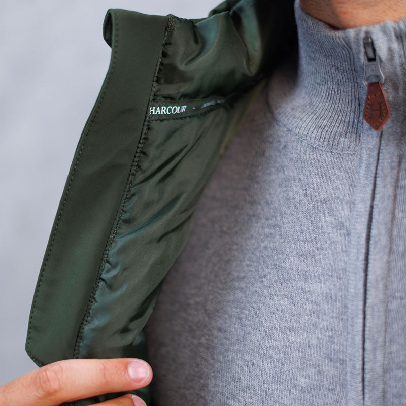 Harcour - Gilet senza maniche uomo Porto kaki | - Ohlala