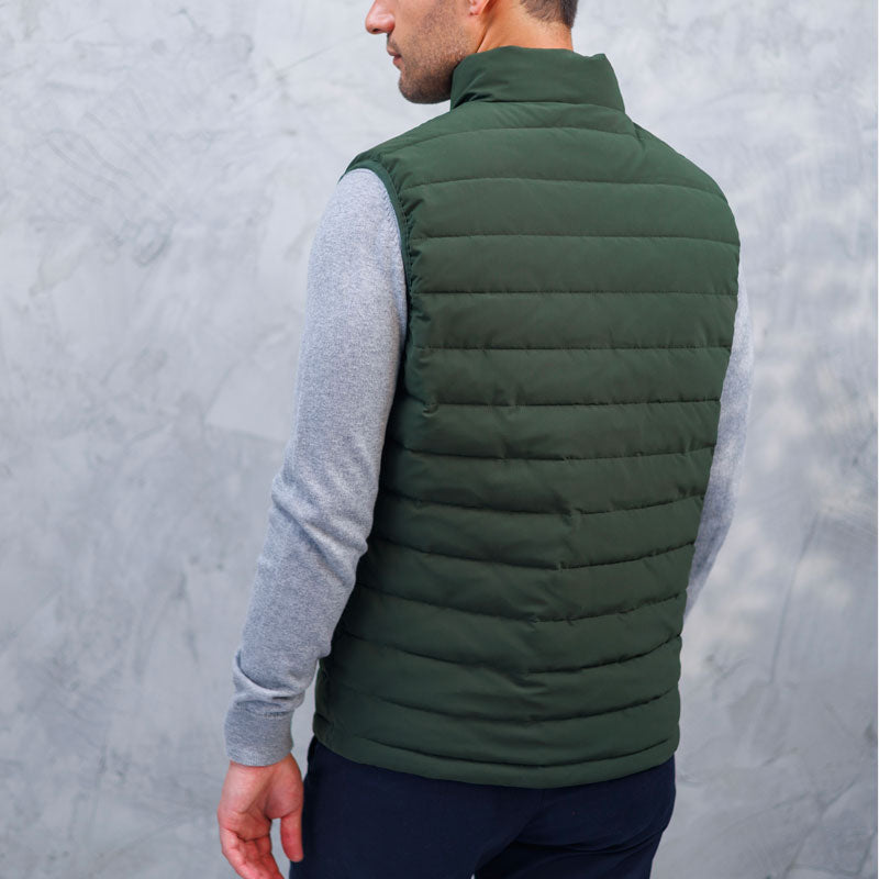 Harcour - Gilet senza maniche uomo Porto kaki | - Ohlala