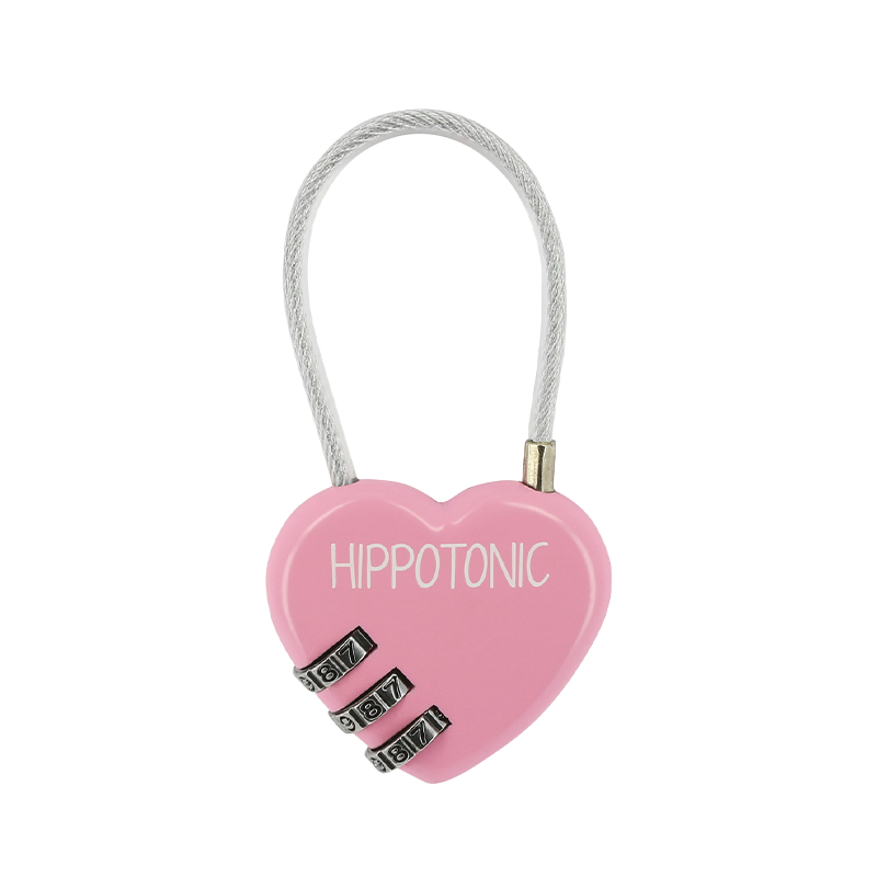 Hippotonic - Pink heart grooming box padlock | - Ohlala
