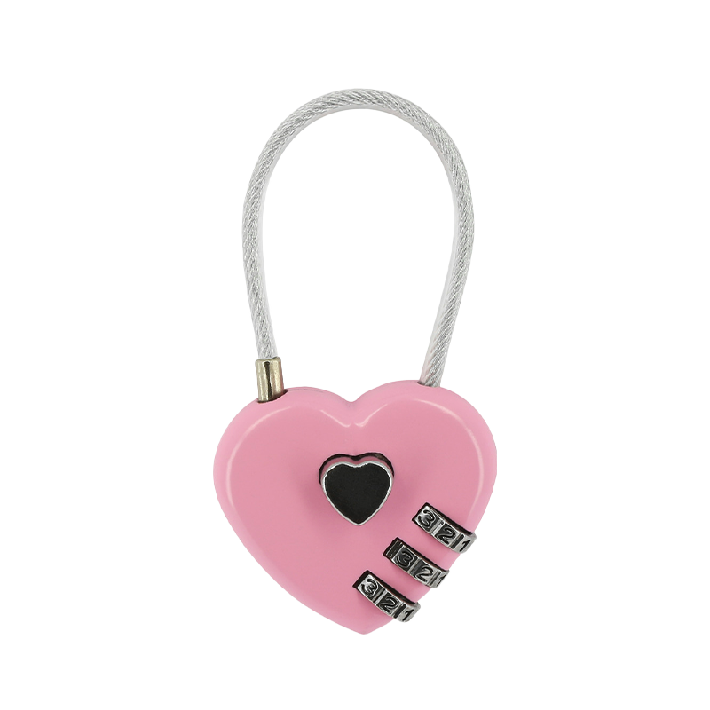 Hippotonic - Heart-shaped pink padlock for grooming box | - Ohlala