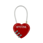 Hippotonic - グルーミングボックス用南京錠 ハート レッド | - Ohlala