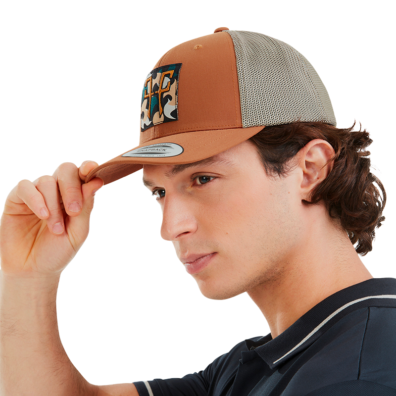 Horse Pilot - Czapka Trucker gold brown | - Ohlala