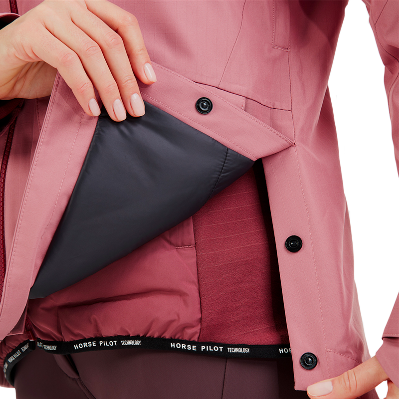 Horse Pilot - Women's long-sleeve jacket Essential mesa pink | - Ohlala
