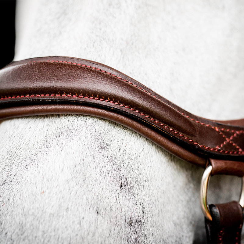 Horseware - Ogłowie Rambo Micklem 2 Competition z wodzami w kolorze havana | - Ohlala