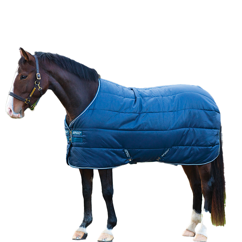 Horseware - Amigo Insulator Stable Rug Navy/White 100g | - Ohlala