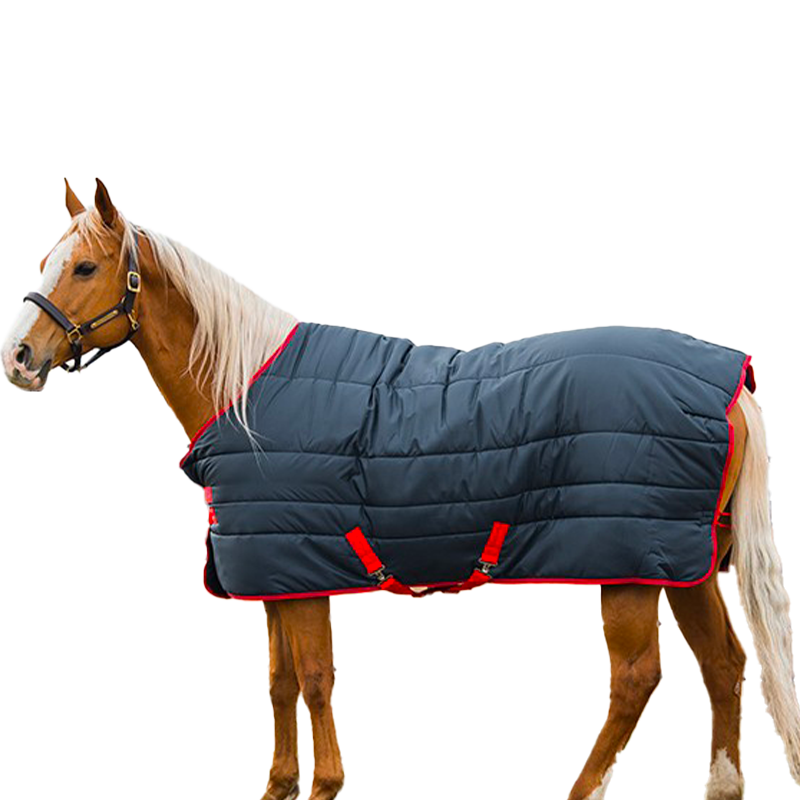 Horseware - Mio Insulator stable rug navy/red 150g | - Ohlala