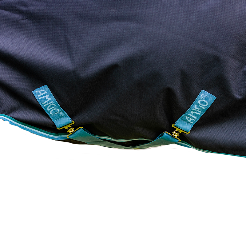 Horseware - Outdoor rug Amigo Bravo 12 Original navy/ turquoise 100g | - Ohlala