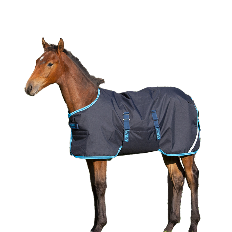 Horseware - Derka zewnętrzna Amigo Foal elektryczny niebieski/ granatowy 200g | - Ohlala