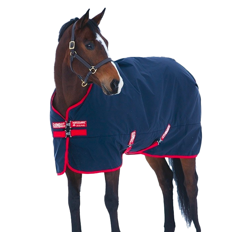 Horseware - Rambo Original turnout rug navy/ red 200g | - Ohlala