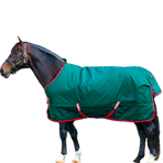 Horseware - Rambo Original アウトドアラグ グリーン/レッド 400g | - Ohlala