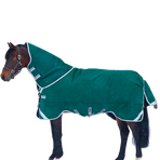 Horseware - Derka zewnętrzna Rambo Original Legs Arches zielona/srebrna 400g | - Ohlala