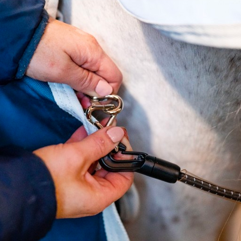 Horseware - Podkład Ecolin kaczka niebieska/szary 100g | - Ohlala