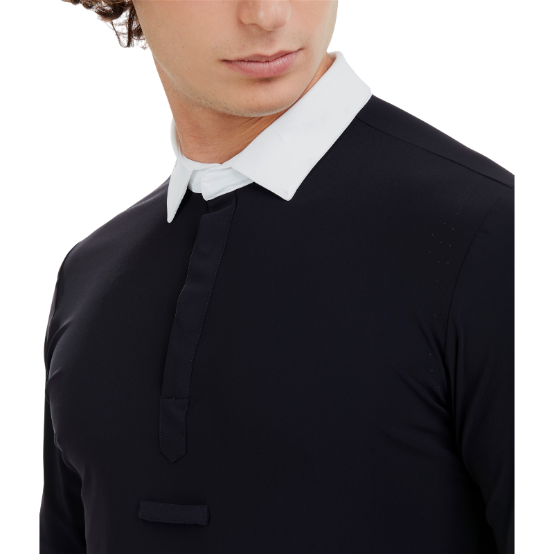 Horse Pilot - Herren Langarmhemd Aerolight dark night | - Ohlala