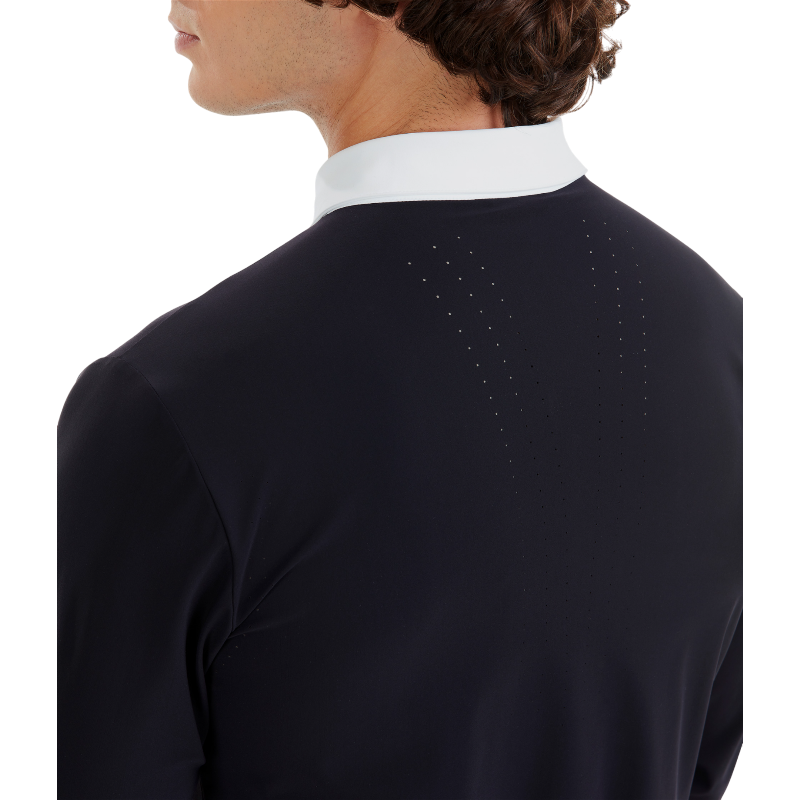 Horse Pilot - Herren Langarmhemd Aerolight dark night | - Ohlala