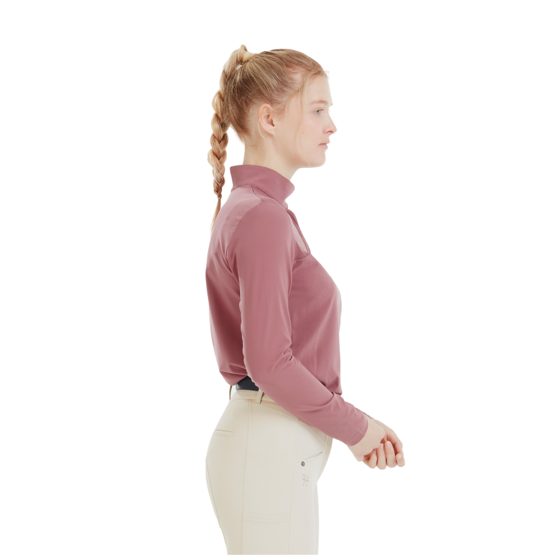 Horse Pilot - レディース長袖Tシャツ Sunrise dark pink | - Ohlala